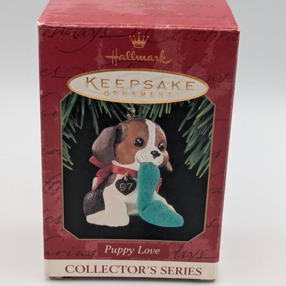 Hallmark Keepsake Puppy Love 1997, 7th in the Puppy Love Series, Ornament - Picture 8 of 11